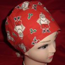 Handcrafted  Ladies Nurses Quality scrub caps at the lowest prices Santa's Skivvies