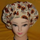 Ladies Women's Thanksgiving Banded Bouffant Nurses Scrub Cap Surgery Hat Cancer Recovery Hats