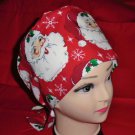 Pediatric Nurses Christmas Santa Clause Surgical Scrubs Scrub Caps Ladies Pixie Cap