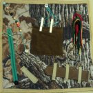 Men's Busy Hands Activity Quilt Fidget Blanket Lap Quilt Alzheimer's Stroke Dementia Brain Trauma