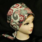 Nurses Scrubs Hats Women Pixie Scrub Caps Surgical Cap Medical Hats Lots of Flowers And Paisleys