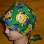 Despicable Me Minions Christmas Nurses Scrubs Hat Ladies Hats Pixie Scrub Caps Surgical Cap