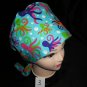 Ladies Nurses Womens Handcrafted Pixie Scrub Cap Surgical Medical Hat Hats UNDER THE SEA