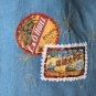 Vintage Postcard Theme Travel Shirt (India, Egypt, Malaysia, Macau) Size Small (S)