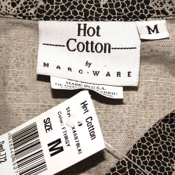 Marc Ware Hot Cotton Linen Blend Shirt/Blouse Women's Size Medium (M) Brand New!