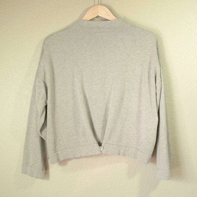 Bryn Walker Lightweight Lagenlook Boxy Cardigan Sweater Women's Size ...