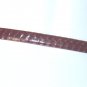 Vintage Geoffrey Beene Skinny Maroon Snakeskin Belt 28