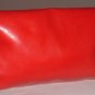 Vintage Red Scalloped Envelope Clutch Purse