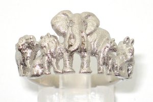 Silver "BIG5" Ring