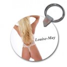 Louise-may Round Keyring 2