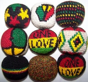 Rasta Hacky Sacks