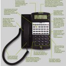IWATSU OMEGA IX-12KTD-3 TELEPHONE BLACK PHONE