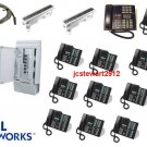 NORTEL NORSTAR MICS 8X32 PHONE SYSTEM (1) M7324 PHONE (14) M7310 PHONES CID