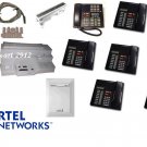 NORTEL NORSTAR CICS 4X8 PHONE SYSTEM (1) M7310 PHONE (7) M7208 PHONES FLASH VM