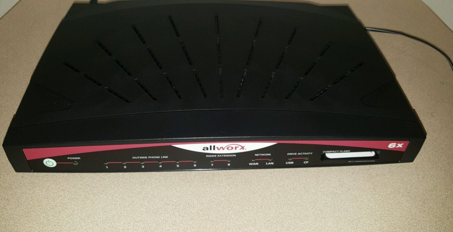 Allworx 6x VoIP Network PBX Switch Phone System with Software 8.1.3.5