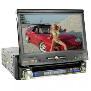 Car Entertainment System + GPS with 7.0 Inch Touchscreen (2-DIN)