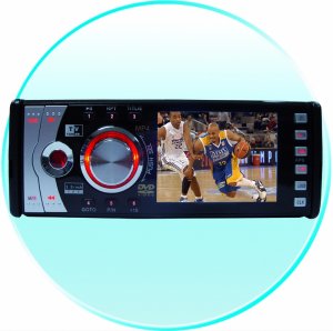 3.5-Inch TFT Car DVD and TV Player - USB Port + SD/ MMC/ MS Slot