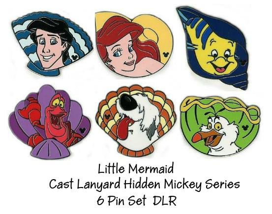 hidden disney characters in the little mermaid