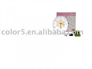 Children clock *Paper clock *Toy clock(DIY-C012)
