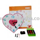 Children clock; Paper clock; Toy clock(DIY-C005)