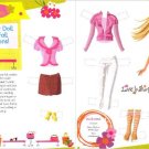 BARBIE CHIC Magazine Paper Dolls With Fall Fashions 2 PAGES