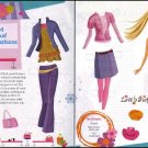 BARBIE CHIC Fun & Fabulous New Fashions Paper Dolls 2 PAGES