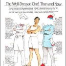 THE WELL-DRESSED CHEF THEN & NOW Magazine Paper Dolls