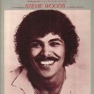 Steal The Night STEVIE WOODS Sheet Music 1981 PHOTO