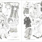 19TH CENTURY CHILDREN Magazine Paper Dolls 1986