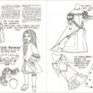 LITTLE MERMAID Magazine Paper Dolls BETTE WELLS 1981