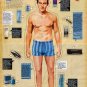 LOOK GOOD NAKED Magazine Paper Doll & Accessories 2 PAGES