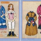 A BEAUTY OF OLDE Magazine Paper Dolls Elizabeth Richards 2 PAGES