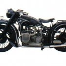 1935-38 BMW R.12 MOTORCYCLE Die-Cut Blank Greeting Card w/ Envelope