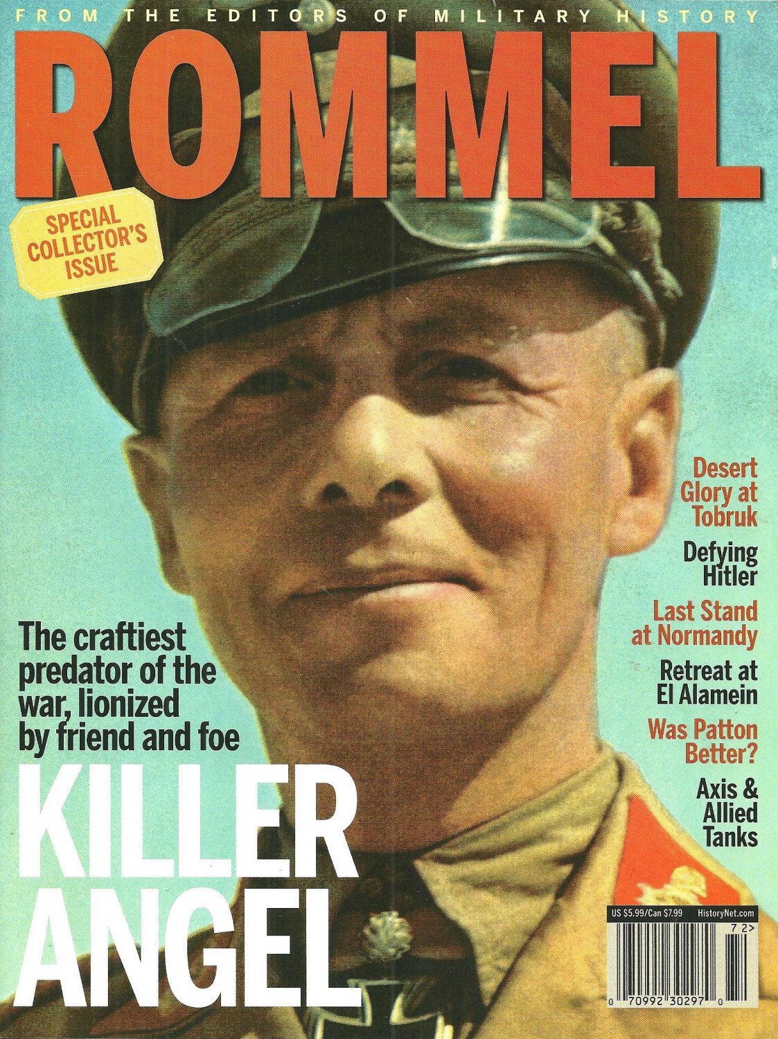 Military History Magazine Presents ROMMEL Special Collector's Issue KILLER ANGEL