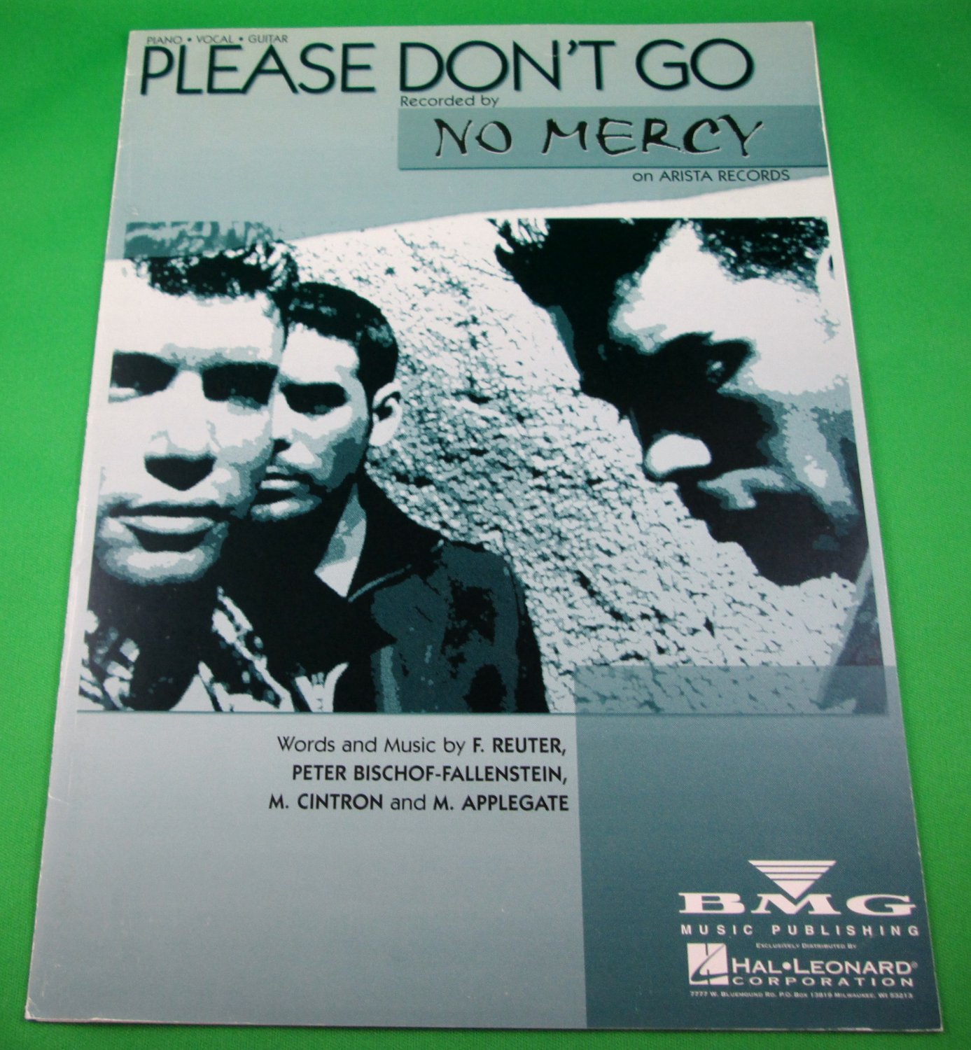 PLEASE DON'T GO Original Piano/Vocal/Guitar Sheet Music NO MERCY PHOTO ...