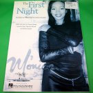 THE FIRST NIGHT Original Sheet Music MONICA COVER PHOTO © 1998