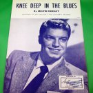 KNEE DEEP IN THE BLUES Original Sheet Music GUY MITCHELL © 1957