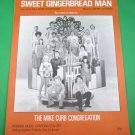 SWEET GINGERBREAD MAN Piano/Vocal Sheet Music THE MIKE CURB CONGREGATION © 1970