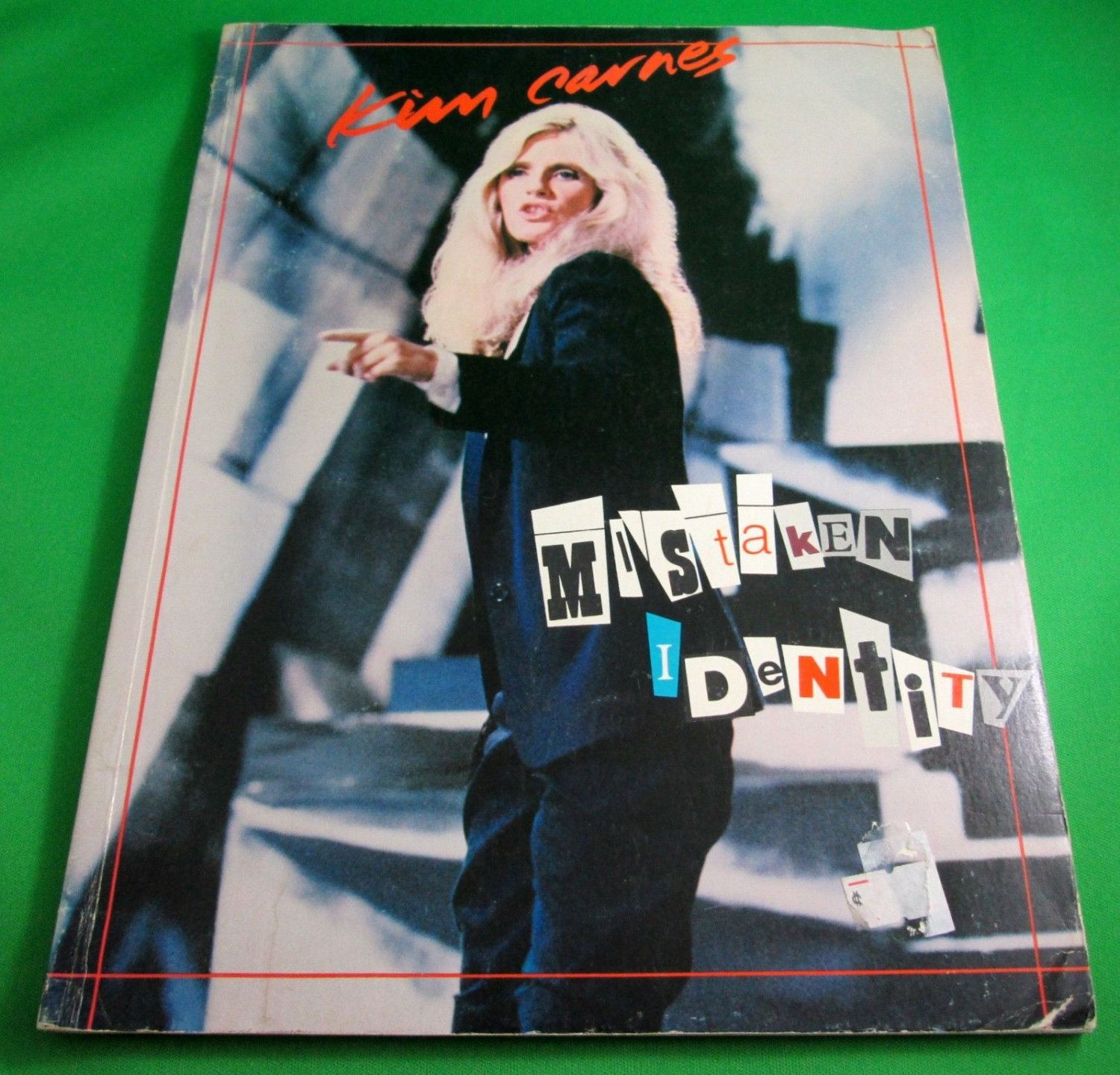MISTAKEN IDENTITY Piano/Vocal/Guitar Song Book KIM CARNES Â© 1981 - 12 Songs