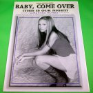 BABY, COME OVER (THIS IS OUR NIGHT) Original Sheet Music Edition SAMANTHA MUMBA