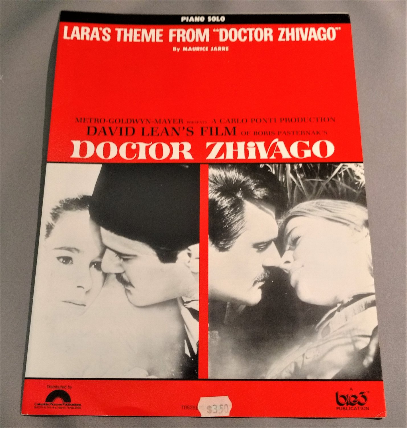 Lara S Theme From Doctor Zhivago Sheet Music Omar Sharif Julie