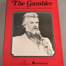 THE GAMBLER Piano Vocal Guitar Sheet Music KENNY ROGERS 1977 1991