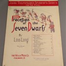 PROCESSION OF THE SEVEN DWARFS Piano Solo Sheet Music © 1936