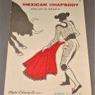 MEXICAN RHAPSODY Piano Solo by Hal Perrin © 1955