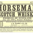 HORSEMAN Scotch Whisky Label