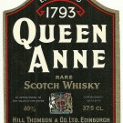 QUEEN ANNE (Established 1793) Rare Scotch Whisky Label