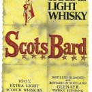 SCOTS BARD Special Light Whisky Label