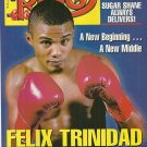 THE RING MAGAZINE April 2001 FELIX TRINIDAD Sugar Shane