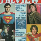 PREVIEW MAGAZINE April 1979 CHRIS REEVE Richard Hatch LOU FERRIGNO Robin Williams