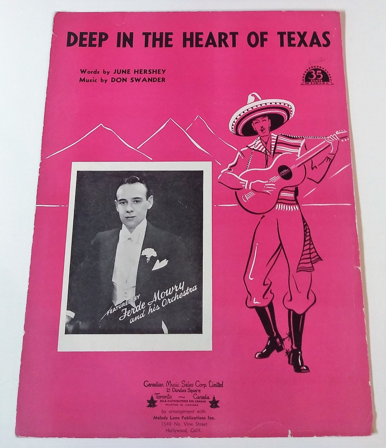 deep-in-the-heart-of-texas-piano-vocal-guitar-sheet-music-ferde-mowry